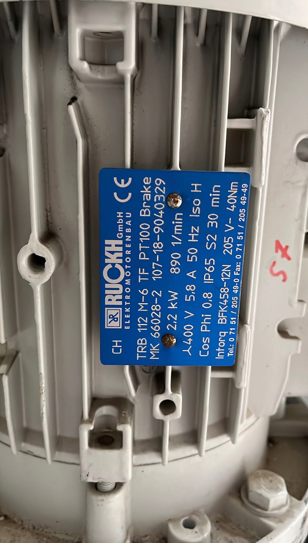 ENERCON E70/E82 - YAW MOTOR (RUCKH -TRB-112-M-6)