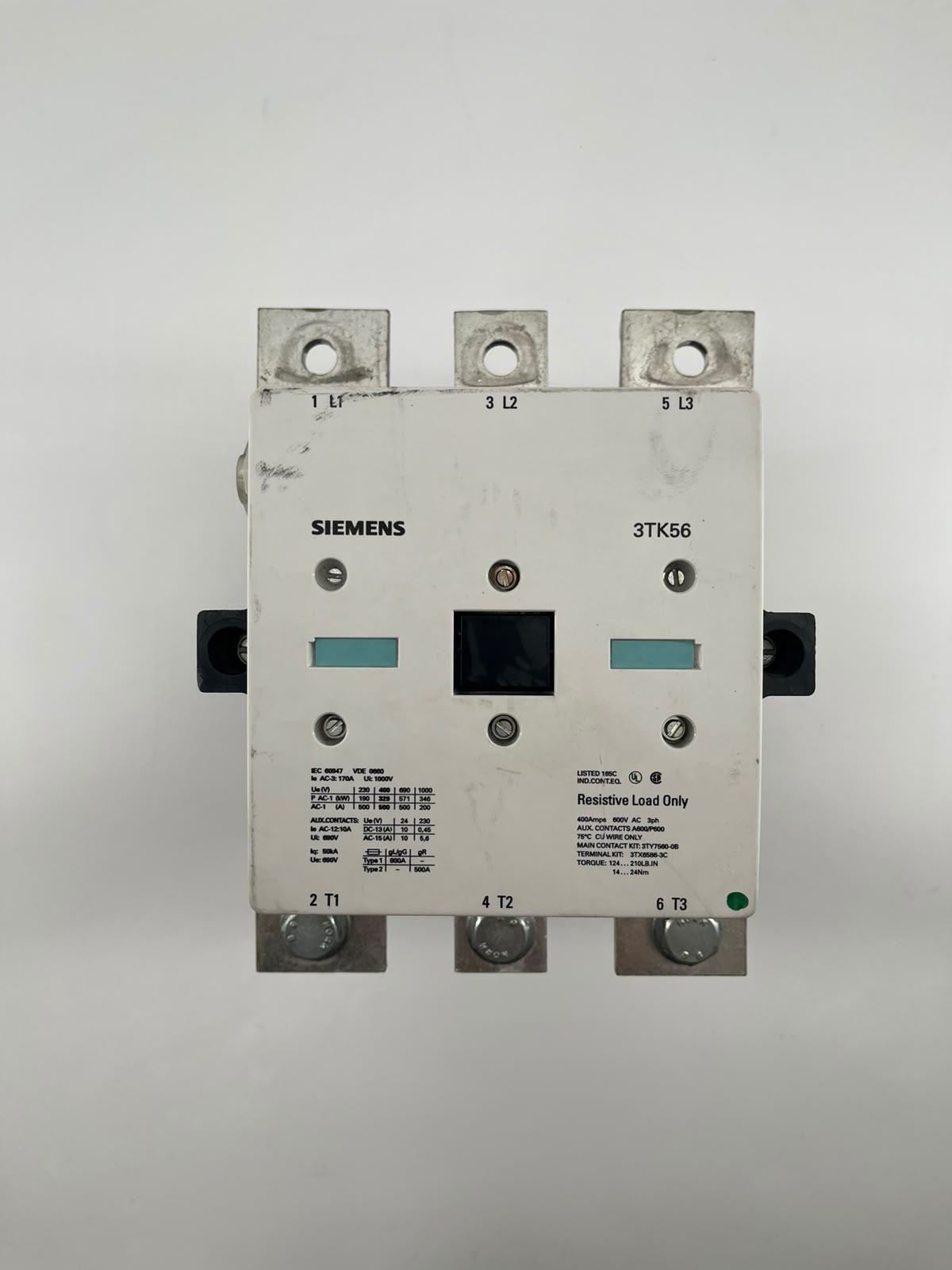 Siemens 3TK56 Inverter Cabinet Contactor – Refurbished Enercon Component
