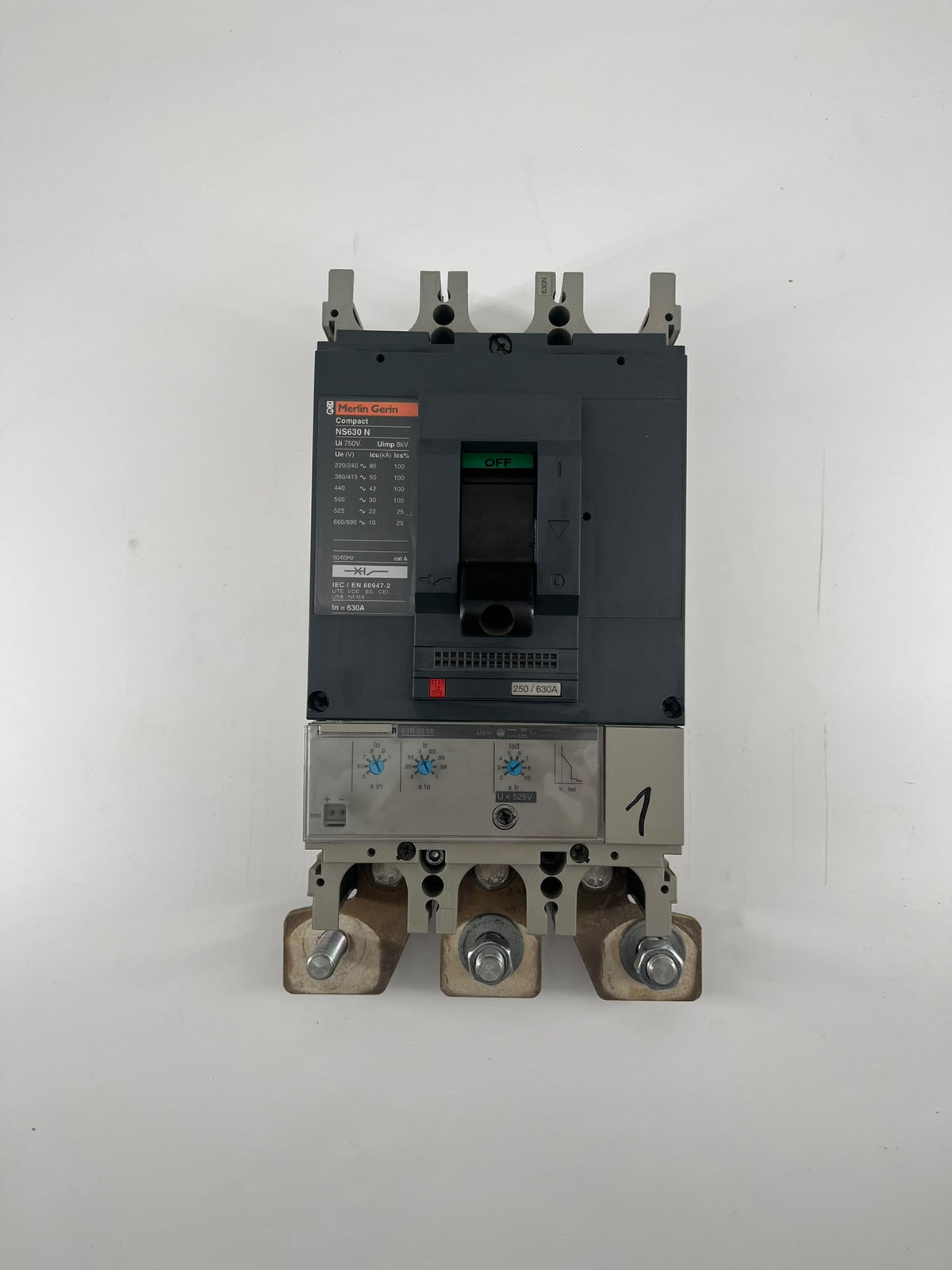 Merlin Gerin Compact Switch - NS630N 750V – Refurbished Enercon E70/E82 Component